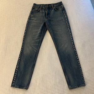 The Kooples Mily jeans with rhinestone trim